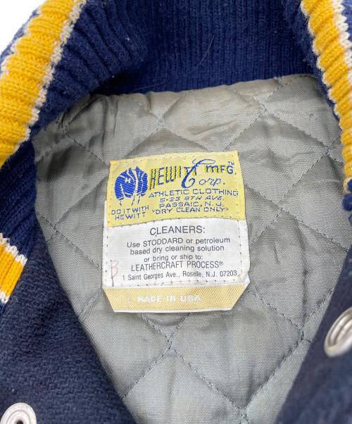 HEWITT（ヒューイット）HEWITT (ヒューイット) スタジャン ネイビー サイズ:38の古着・服飾アイテム