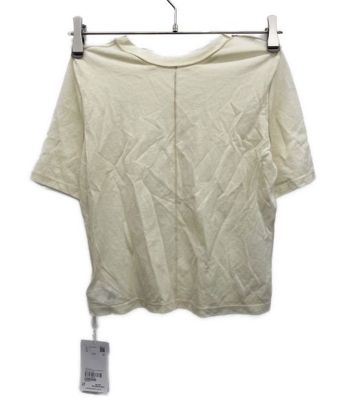 Adam et Rope（アダム エ ロペ）Adam et Rope (アダム エ ロペ) シアーハイゲージTシャツ ベージュ サイズ:F 未使用品の古着・服飾アイテム