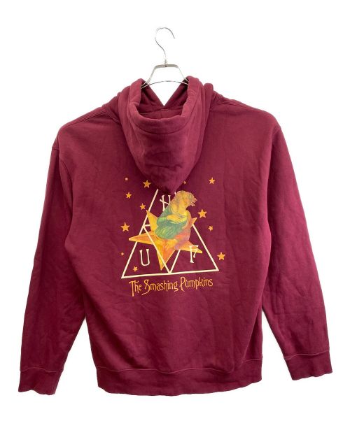The Smashing Pumpkins ×HUF（スマッシング・パンプキンズ×ハフ）The Smashing Pumpkins ×HUF (スマッシング・パンプキンズ×ハフ) プルオーバーパーカー レッド サイズ:Lの古着・服飾アイテム