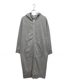 COVERT（コヴェルト）の古着「フーディ ロングジップ」｜グレー