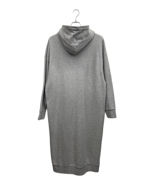 COVERT（コヴェルト）COVERT (コヴェルト) フーディ ロングジップ グレー サイズ:Mの古着・服飾アイテム
