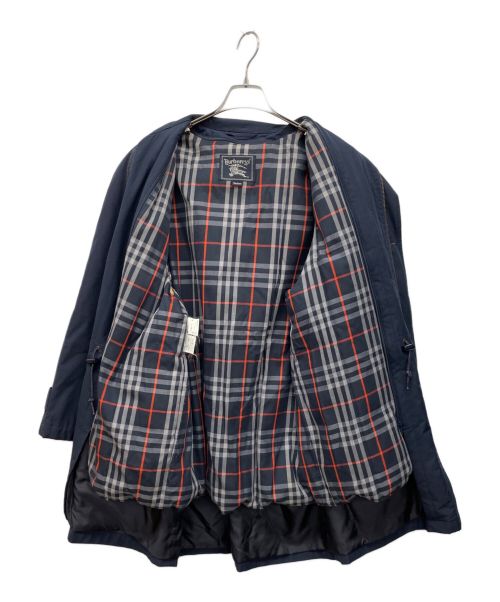 Burberry's（バーバリー）Burberry's (バーバリーズ) ライナー付ステンカラーコート ネイビー サイズ:Mの古着・服飾アイテム
