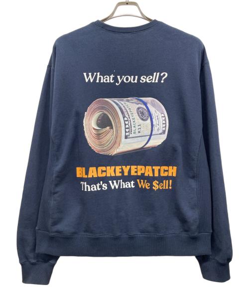 THE BLACK EYE PATCH（ブラックアイパッチ）THE BLACK EYE PATCH (ブラックアイパッチ) スウェット ネイビー サイズ:Mの古着・服飾アイテム