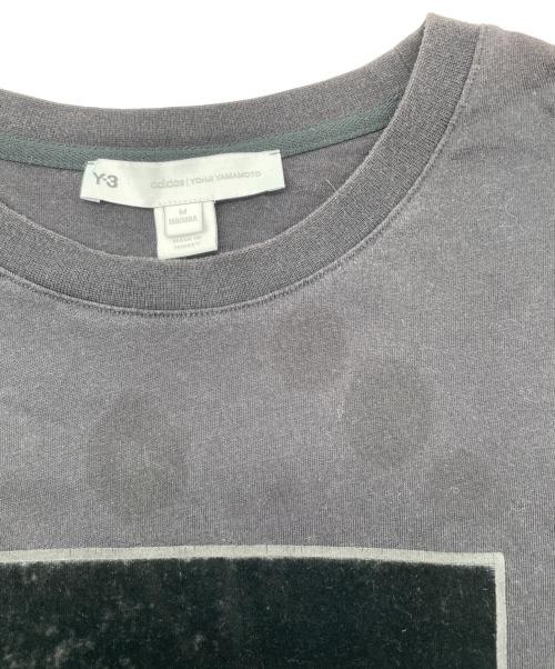 Y-3（ワイスリー）Y-3 (ワイスリー) スクエアラベルロゴ Tシャツ ブラック サイズ:Mの古着・服飾アイテム