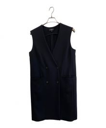 theory（セオリー）の古着「ロングジレ」｜ブラック