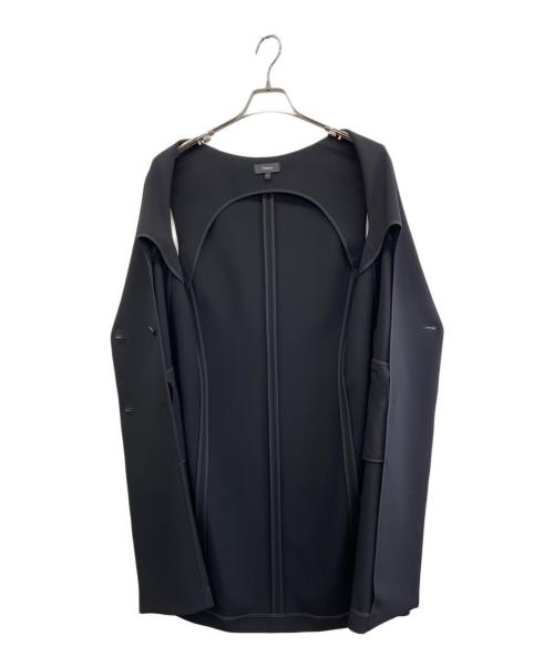 theory（セオリー）theory (セオリー) ロングジレ ブラック サイズ:6の古着・服飾アイテム