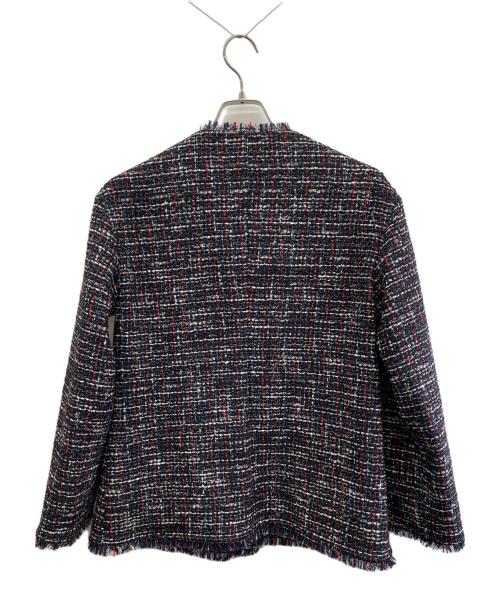 theory luxe（セオリーリュクス）theory luxe (セオリーリュクス) ツイードジャケット ネイビー サイズ:M 未使用品の古着・服飾アイテム