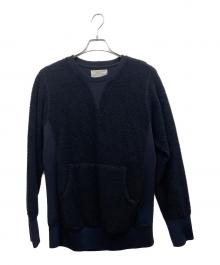 FRANKLIN TAILORED（フランクリンテーラード）の古着「フリーススウェットトップス」｜ブラック