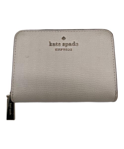 Kate Spade（ケイトスペード）Kate Spade (ケイトスペード) ミニウォレット ホワイトの古着・服飾アイテム