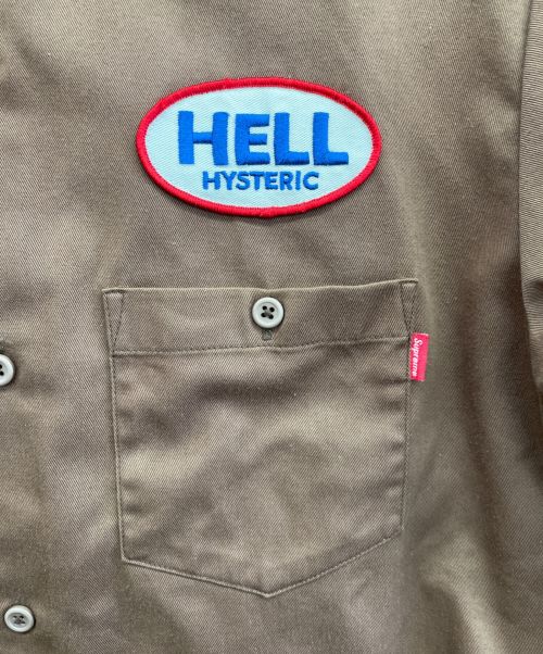 SUPREME（シュプリーム）SUPREME (シュプリーム) Hysteric Glamour (ヒステリックグラマー) ワークシャツ サイズ:Mの古着・服飾アイテム