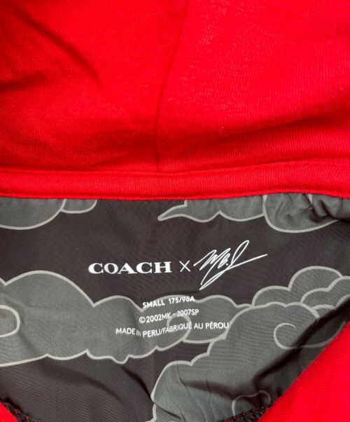 COACH（コーチ）COACH (コーチ) パーカー レッド サイズ:S 未使用品の古着・服飾アイテム