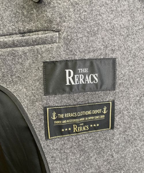 THE RERACS（ザ リラクス）THE RERACS (ザ リラクス) チェスターフィールドコート グレー サイズ:48の古着・服飾アイテム