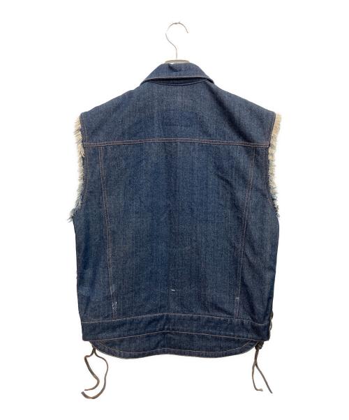 KADOYA（カドヤ）KADOYA (カドヤ) デニムベスト インディゴ サイズ:4Lの古着・服飾アイテム
