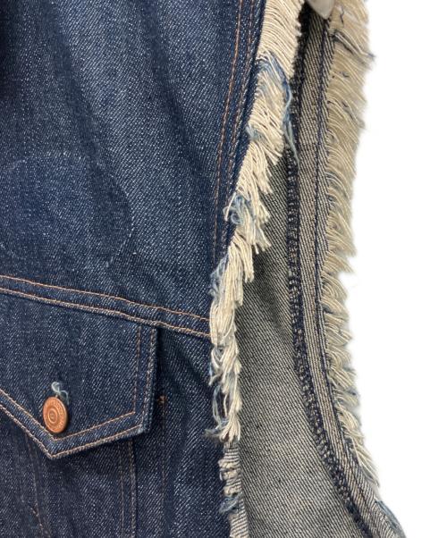 KADOYA（カドヤ）KADOYA (カドヤ) デニムベスト インディゴ サイズ:4Lの古着・服飾アイテム