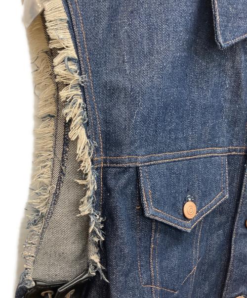 KADOYA（カドヤ）KADOYA (カドヤ) デニムベスト インディゴ サイズ:4Lの古着・服飾アイテム