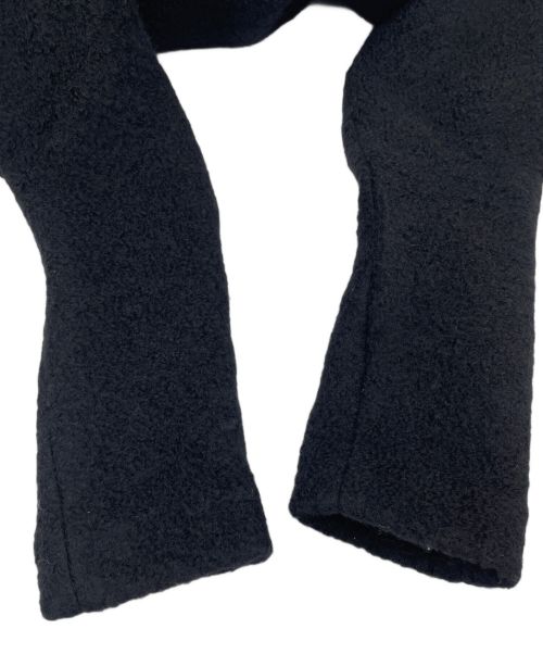 OHGA（オオガ）OHGA (オオガ) スフレウールニットカットソー ブラック サイズ:FREEの古着・服飾アイテム