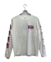 NANGA×TACOMA FUJI RECORDS（ナンガ×タコマ フジ レコード）の古着「プロジェクトロゴ ロングスリーブティー」｜ホワイト