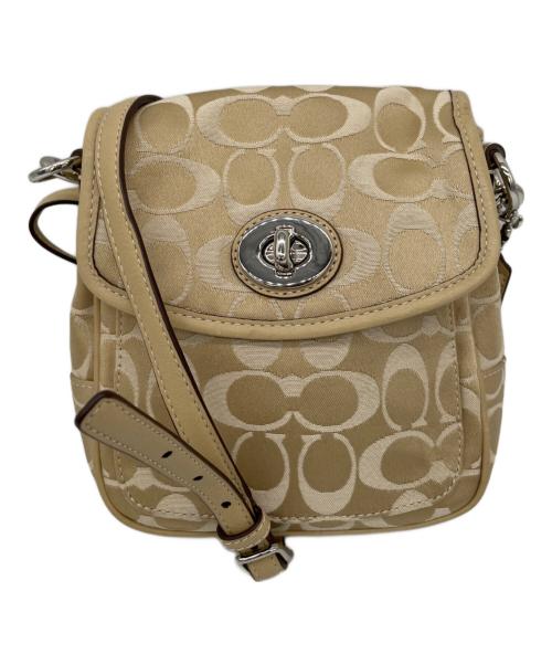 COACH（コーチ）COACH (コーチ) ショルダーバッグ ベージュの古着・服飾アイテム