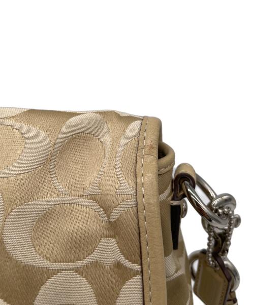 COACH（コーチ）COACH (コーチ) ショルダーバッグ ベージュの古着・服飾アイテム