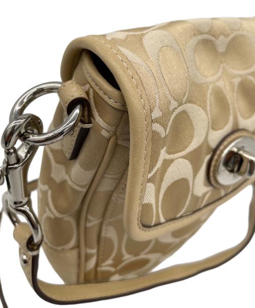 COACH（コーチ）COACH (コーチ) ショルダーバッグ ベージュの古着・服飾アイテム