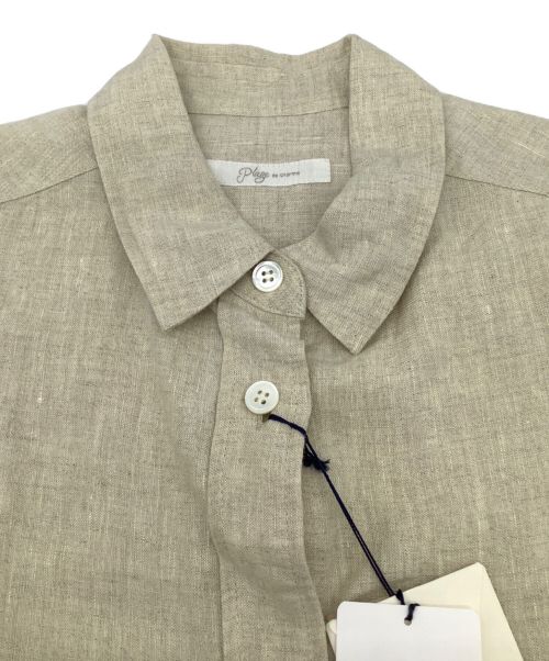 Plage（プラージュ）Plage (プラージュ) シャツワンピース ベージュ サイズ:38 未使用品の古着・服飾アイテム