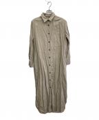 Plageプラージュ）の古着「シャツワンピース」｜ベージュ