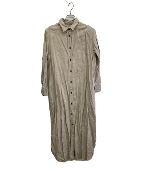 Plage（プラージュ）Plage (プラージュ) シャツワンピース ベージュ サイズ:38の古着・服飾アイテム