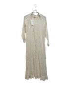 Spick and Spanスピックアンドスパン）の古着「シアーワンピース」｜ベージュ