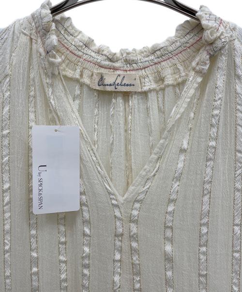 Spick and Span（スピックアンドスパン）Spick and Span (スピックアンドスパン) シアーワンピース ベージュ サイズ:F 未使用品の古着・服飾アイテム