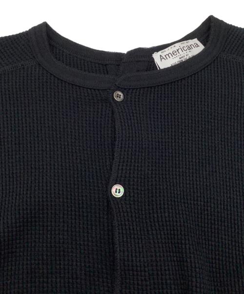 Americana（アメリカーナ）Americana (アメリカーナ) サーマルバックヘンリーネックワンピース サイズ:SIZE ONE 未使用品の古着・服飾アイテム