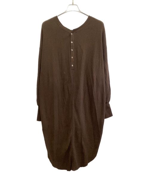Americana（アメリカーナ）Americana (アメリカーナ) サーマルバックヘンリーネックワンピース サイズ:Fの古着・服飾アイテム