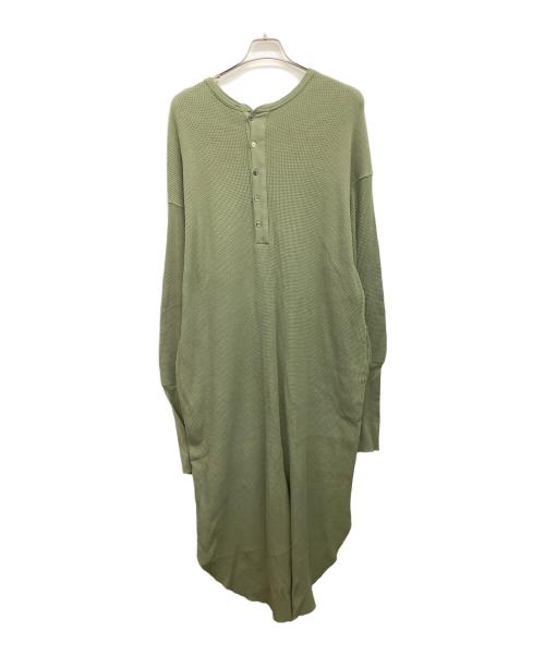 Americana（アメリカーナ）Americana (アメリカーナ) サーマルバックヘンリーネックワンピース サイズ:Fの古着・服飾アイテム