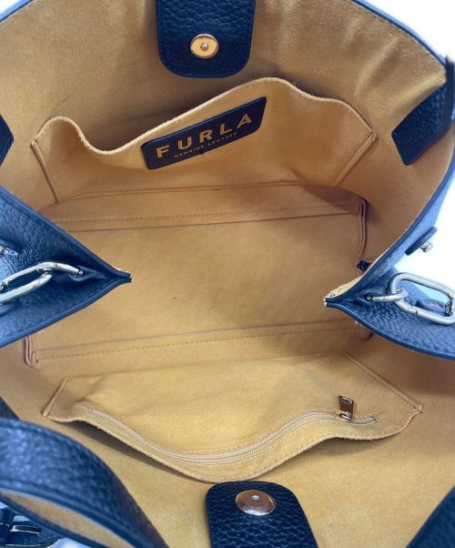 FURLA（フルラ）FURLA (フルラ) 2WAYバッグ ブラックの古着・服飾アイテム