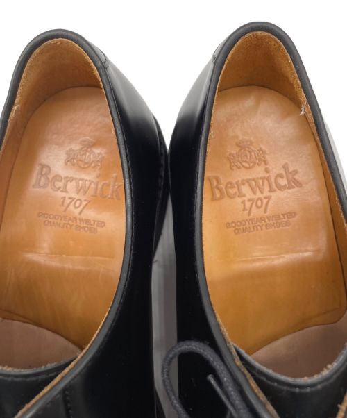 berwick（バーウィック）berwick (バーウィック) プレーントゥシューズ ブラック サイズ:5 1/2の古着・服飾アイテム