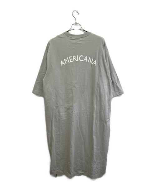 aquagirl（アクアガール）aquagirl (アクアガール) Americanaバックロゴワンピース グリーン サイズ:00の古着・服飾アイテム