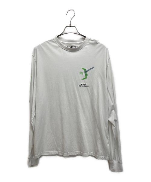 ROARK（ロアーク）ROARK (ロアーク) 長袖カットソー ホワイト サイズ:Lの古着・服飾アイテム