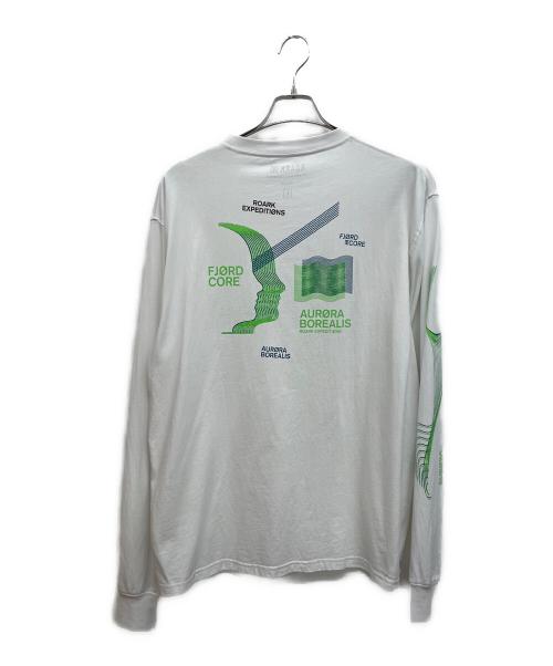 ROARK（ロアーク）ROARK (ロアーク) 長袖カットソー ホワイト サイズ:Lの古着・服飾アイテム