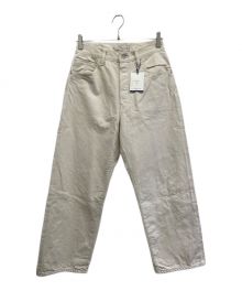 HATSKI（ハツキ）の古着「Back Buckle Denim」｜ホワイト