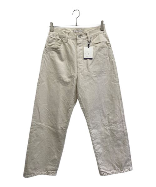 HATSKI（ハツキ）HATSKI (ハツキ) Back Buckle Denim ホワイトの古着・服飾アイテム