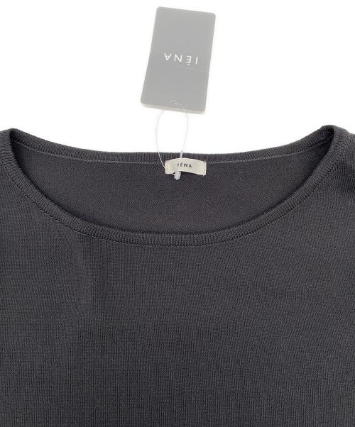 IENA（イエナ）IENA (イエナ) コットンストレッチNEOワイドクルーPO ブラック サイズ:Freeの古着・服飾アイテム