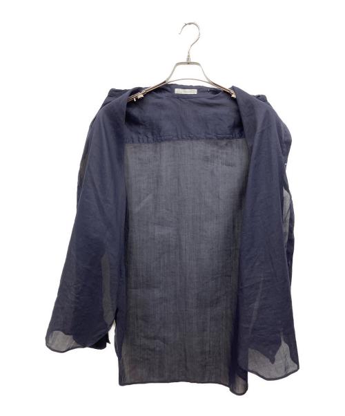 Plage（プラージュ）Plage (プラージュ) RA/COシアーシャツ ネイビー サイズ:Fの古着・服飾アイテム