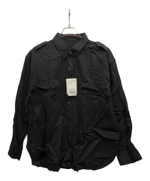 Plage（プラージュ）Plage (プラージュ) シアーミリタリーシャツ ブラック サイズ:Fの古着・服飾アイテム