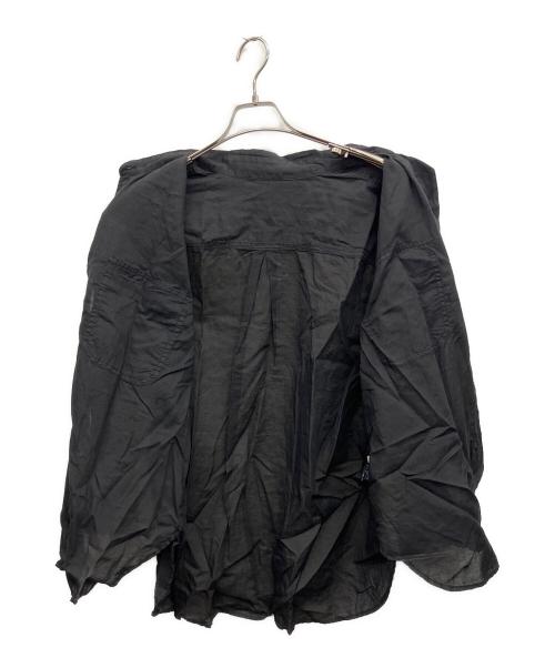 Plage（プラージュ）Plage (プラージュ) シアーミリタリーシャツ ブラック サイズ:Fの古着・服飾アイテム