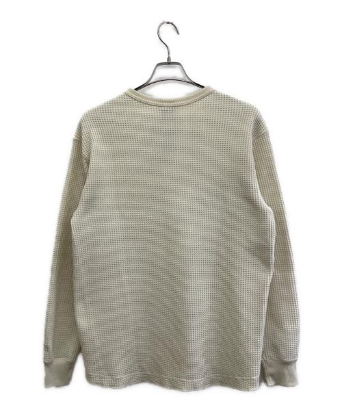 THE NORTH FACE（ザ ノース フェイス）THE NORTH FACE (ザ ノース フェイス) ロングスリーブウォームワッフルクルー ホワイト サイズ:Lの古着・服飾アイテム