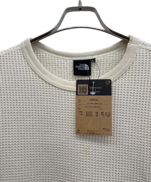 THE NORTH FACE（ザ ノース フェイス）THE NORTH FACE (ザ ノース フェイス) ロングスリーブウォームワッフルクルー ホワイト サイズ:Lの古着・服飾アイテム