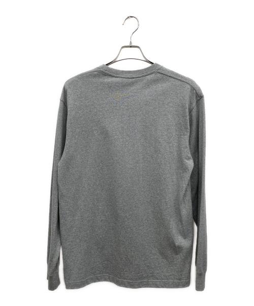 THE NORTH FACE（ザ ノース フェイス）THE NORTH FACE (ザ ノース フェイス) ロングスリーブヌプシコットンティー グレー サイズ:Lの古着・服飾アイテム