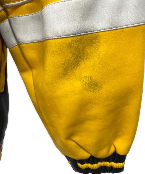 NFL（ナショナル・フットボール・リーグ）NFL (エヌエフエル) レザースタジャン ブラック サイズ:XLの古着・服飾アイテム