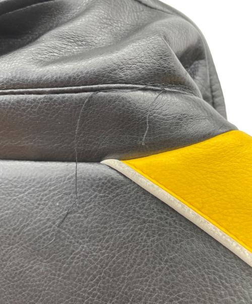 NFL（ナショナル・フットボール・リーグ）NFL (エヌエフエル) レザースタジャン ブラック サイズ:XLの古着・服飾アイテム