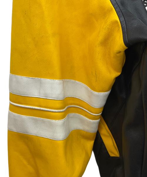 NFL（ナショナル・フットボール・リーグ）NFL (エヌエフエル) レザースタジャン ブラック サイズ:XLの古着・服飾アイテム