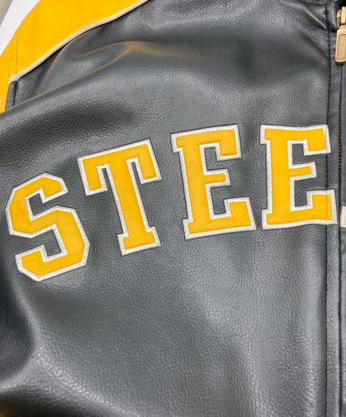 NFL（ナショナル・フットボール・リーグ）NFL (エヌエフエル) レザースタジャン ブラック サイズ:XLの古着・服飾アイテム